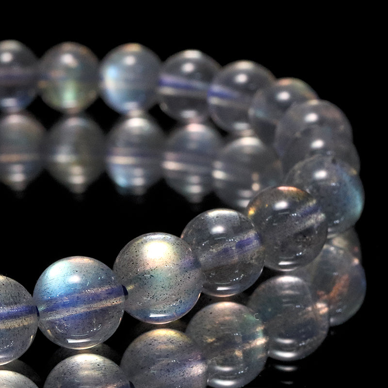 ブレス　ラブラドライト＜マダガスカル産＞　丸  [co-g2268]