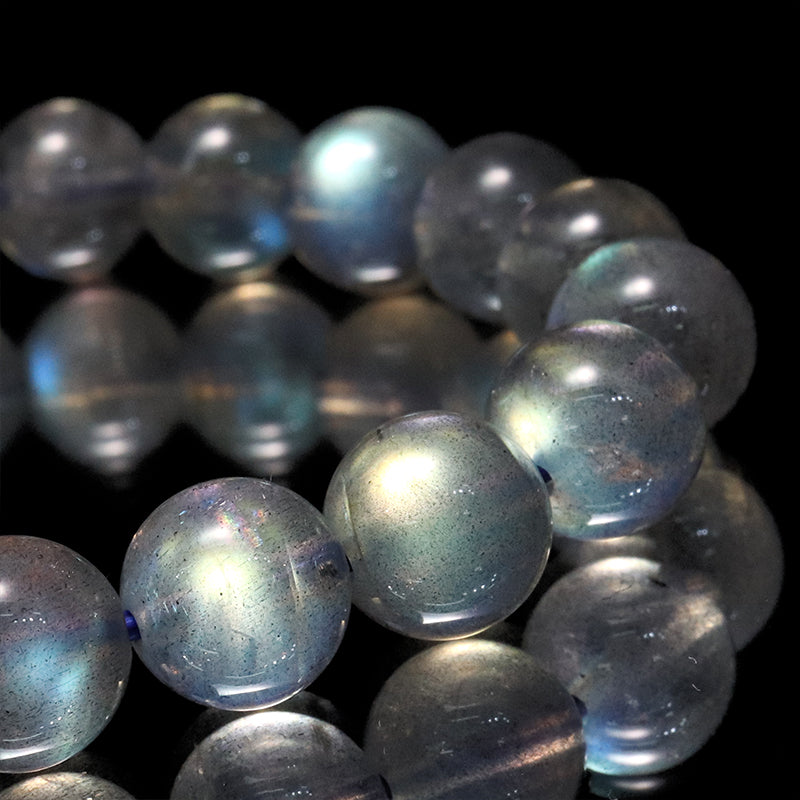 ブレス　ラブラドライト＜マダガスカル産＞　丸  [co-g2268]