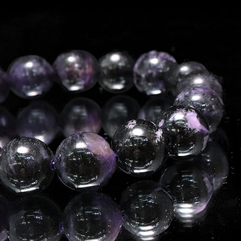 ブレス　ブラックチャロアイト＜ロシア産＞　丸  [co-g2267]