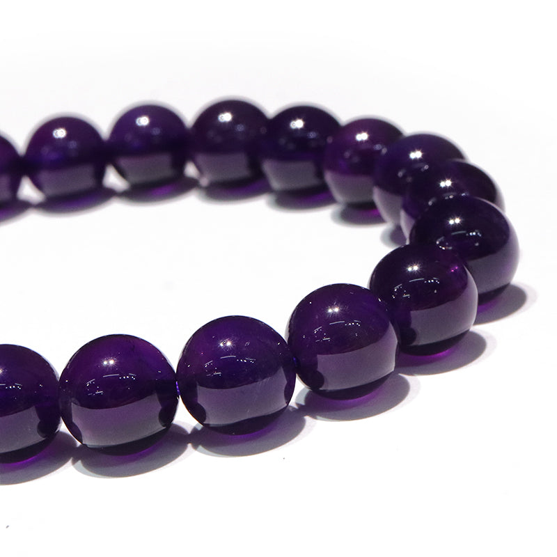 ブレス　アメジスト＜ウルグアイ産＞　丸  [co-g2265]