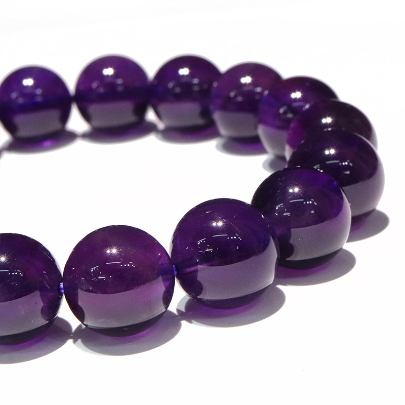 ブレス　アメジスト＜ウルグアイ産＞　丸  [co-g2265]