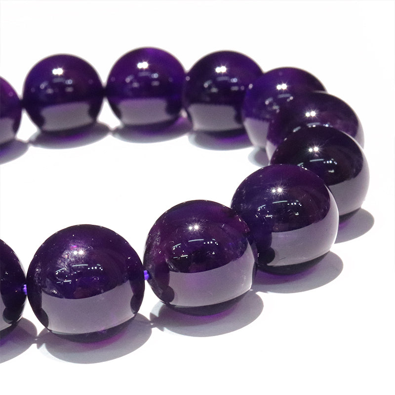ブレス　アメジスト＜ウルグアイ産＞　丸  [co-g2265]