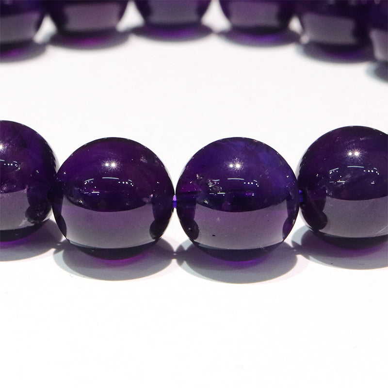 ブレス　アメジスト＜ウルグアイ産＞　丸  [co-g2265]