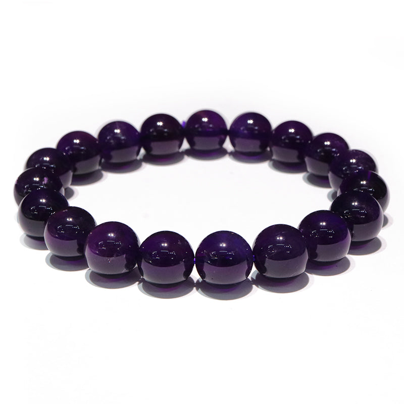 ブレス　アメジスト＜ウルグアイ産＞　丸  [co-g2265]