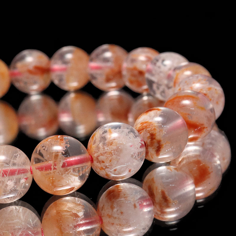 ブレス　セリサイトインクォーツ＜ブラジル産＞　丸 [co-g2271]