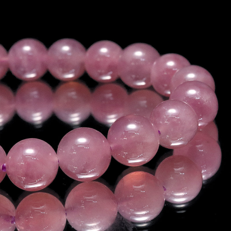 ブレス　スターディープローズクォーツ＜マダガスカル産＞　丸 [co-g2273]