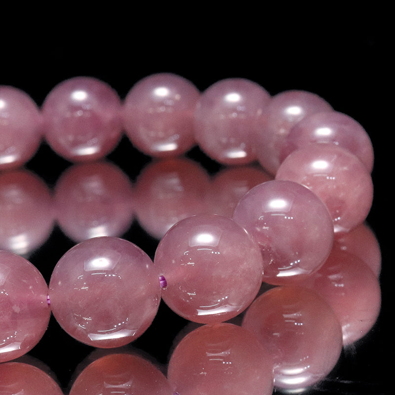 ブレス　スターディープローズクォーツ＜マダガスカル産＞　丸 [co-g2273]