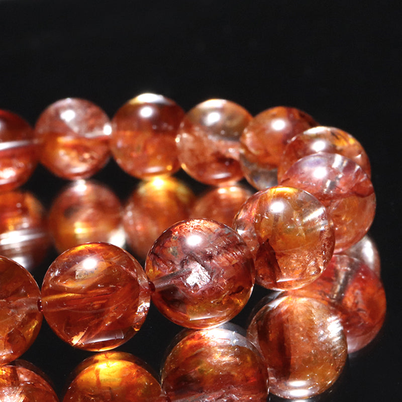 ブレス　オーロラクォーツ＜ブラジル産＞　丸  [co-g2771]