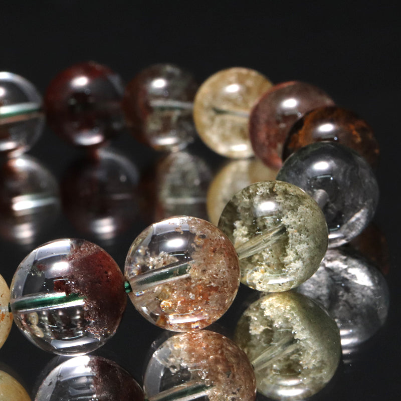 ブレス　ガーデンクォーツ＜ブラジル産＞　丸  [co-g2276]