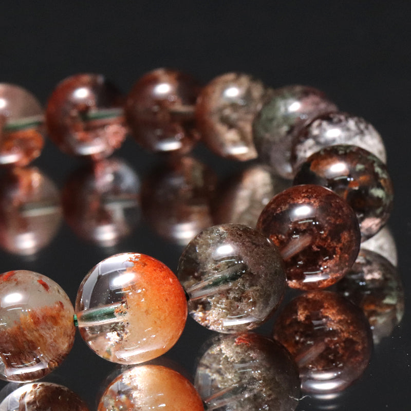 ブレス　ガーデンクォーツ＜ブラジル産＞　丸  [co-g2276]