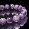 [20% off Aquarius Zodiac Stone until January 19th (automatic discount at checkout)] Twinkle Amethyst Bracelet (Brazil) Round [co-g0360]