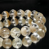 White Garden Quartz Bracelet (Brazil) Round [co-g1330]