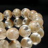 White Garden Quartz Bracelet (Brazil) Round [co-g1330]