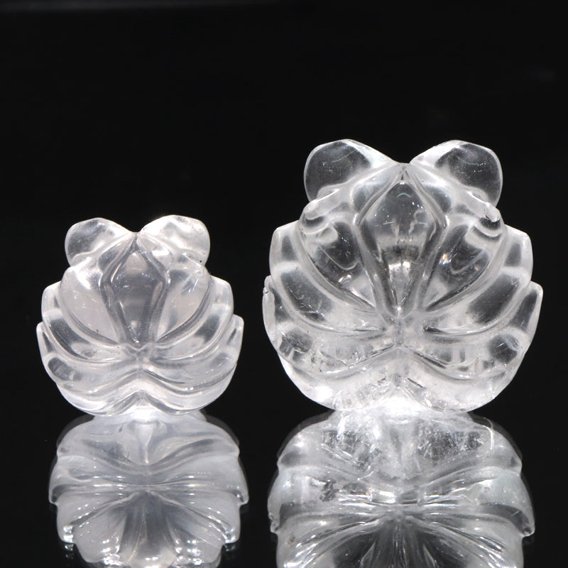 【一点物】彫り物　水晶　九尾の狐　全2サイズ [co-g2287]