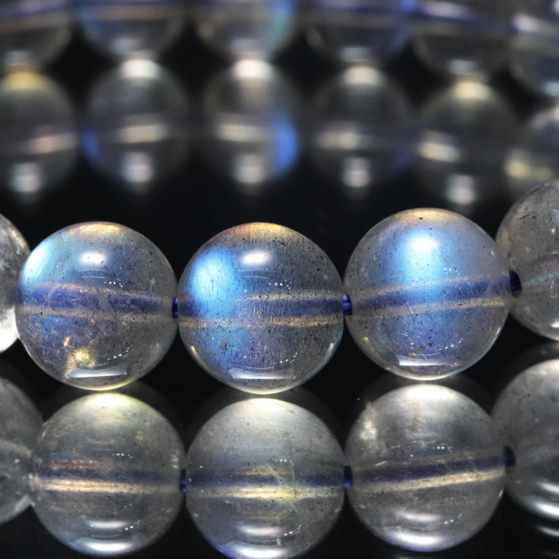 ブレス 高品質ラブラドライト＜マダガスカル産＞ 丸 [co-g1360