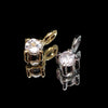 [Limited Quantity] Phenakite Pendant Top with Diamond Frame, Approx. 3mm, Made in Russia, Silver 925 [co-g0417]