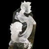 [Video] [One-of-a-kind] Carved Garden Quartz Dragon from Brazil with stand [co-g1375]