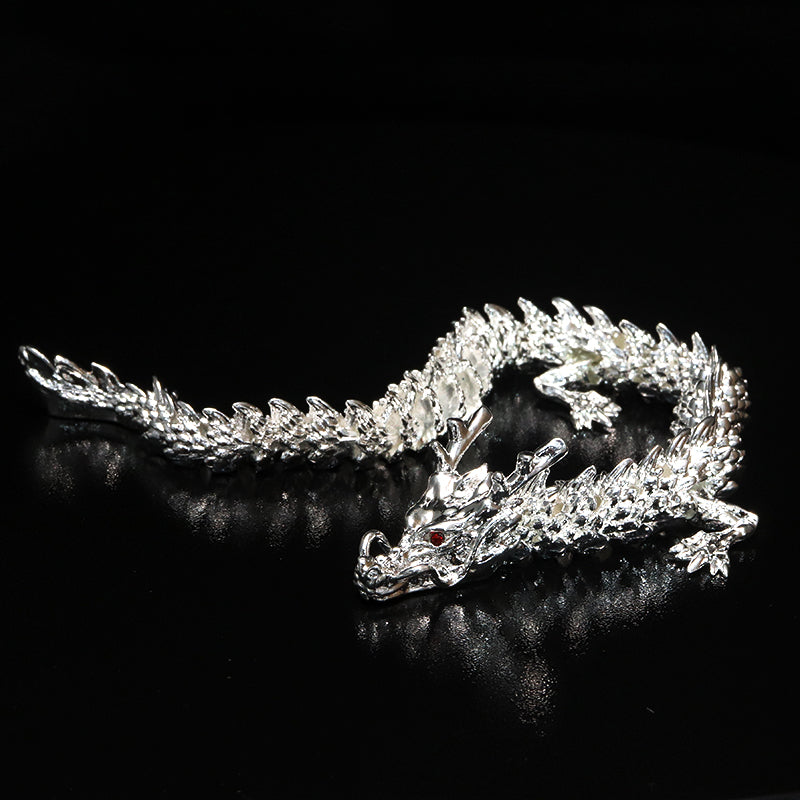 置物　銀龍　銅製 [co-g1391]