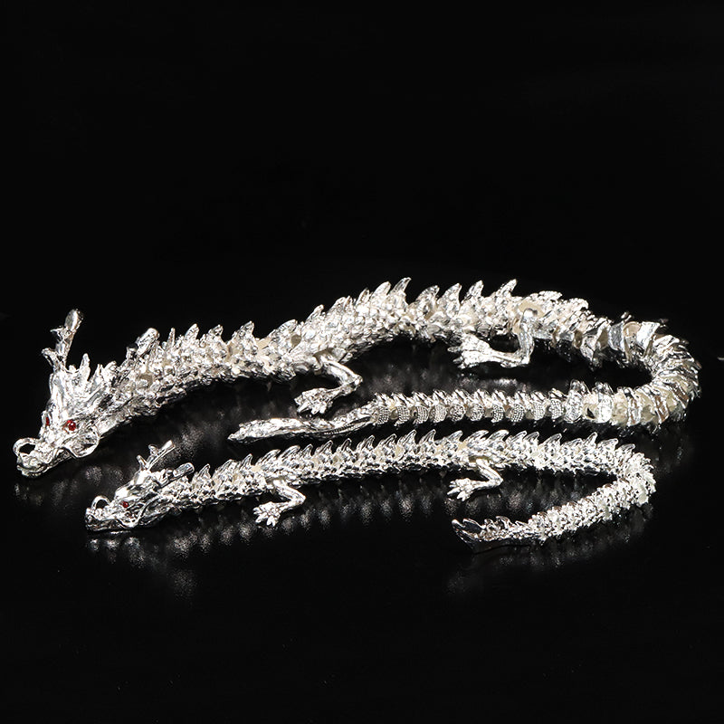 置物　銀龍　銅製 [co-g1391]