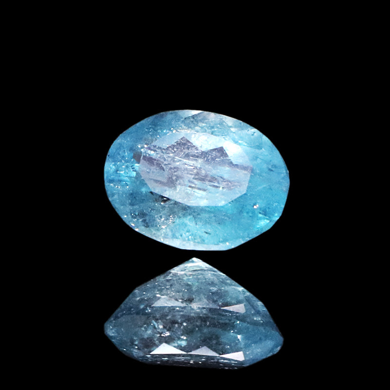 ルース　ユークレース＜コロンビア産＞　オーバルカット　約0.3ct 　証明書付き　 ケース付き[co-g1393]