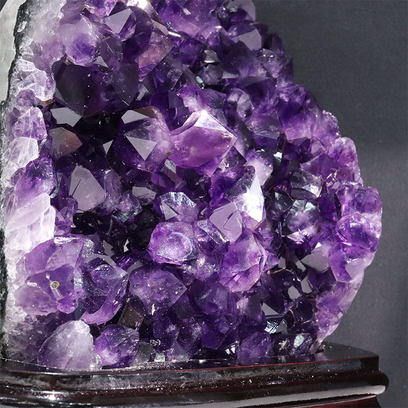 アメジスト＜ウルグアイ産＞　台付き　クラスター　全11種類　[co-g2317]