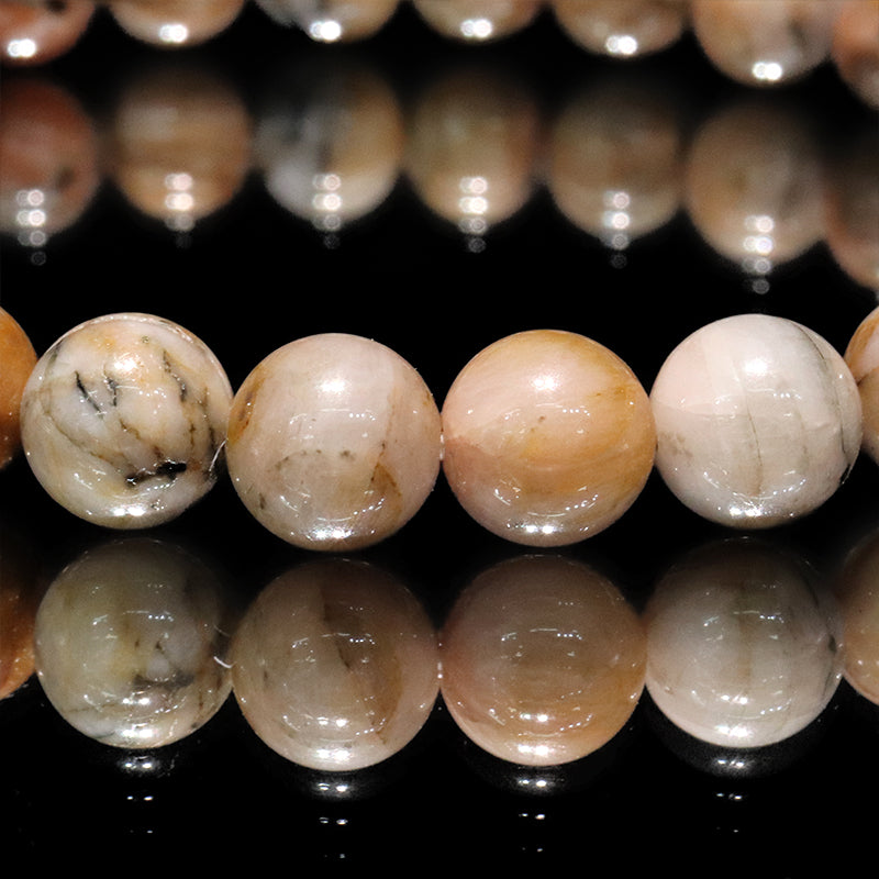 AAランク　フェナカイト＜ブラジル産＞　ブレス　丸　証明書付き  [co-g2326]