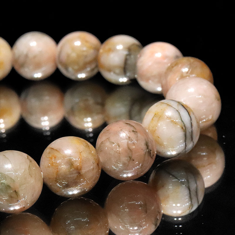 AAランク　フェナカイト＜ブラジル産＞　ブレス　丸　証明書付き  [co-g2326]