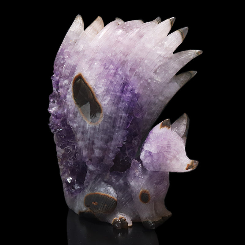 天然石アメジストの九尾狐　ご購入前に在庫確認必要D.363 天然石 l 九尾の狐 – 天然石卸ストーンクラブ