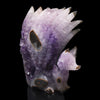 [20% off Aquarius Zodiac Stone until January 19th (automatic discount at checkout)] [Video] [One-of-a-kind] Carved Amethyst Nine-Tailed Fox from Brazil [co-g1410]