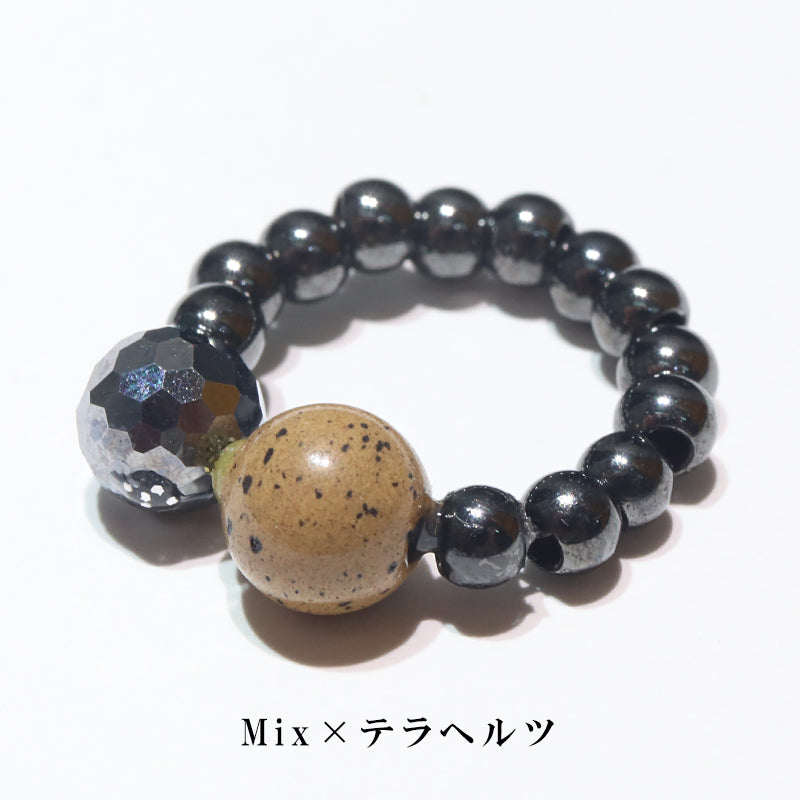 【ことほぎ】耳つぼ　イヤーカフ　磁石 (じせき)×北投石×テラヘルツ　日本製 [co-g0537]