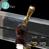 Get 30% off when you purchase 10 or more eligible items. Discount automatically applied at checkout. Garnet Pendant Top from Brazil, Cut, Approx. 8-12mm, Stainless Steel, Made in Japan [co-g1434]