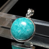 Get 30% off when you purchase 10 or more eligible items. Automatic discount at checkout. Amazonite Pendant Top from Peru, Round, Approx. 15mm, Sterling Silver 925 [co-g1441]