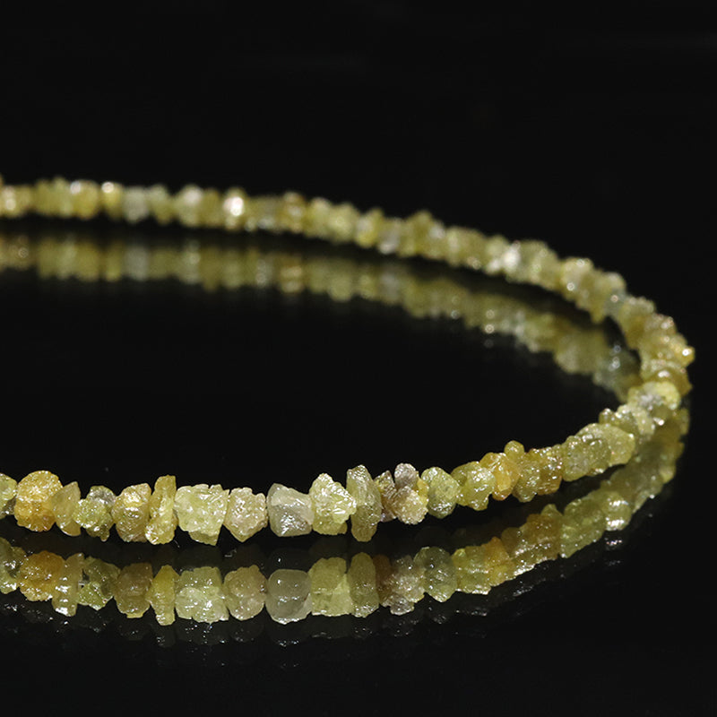 ダイヤモンド＜南アフリカ産＞　ネックレス　原石　約2mm  [co-g2333]