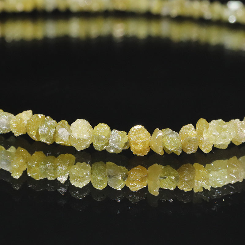 ダイヤモンド＜南アフリカ産＞　ネックレス　原石　約2mm  [co-g2333]