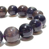 Bracelet Bloodshot Iolite (Tanzania) Round [co-g0477]