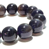 Bracelet Bloodshot Iolite (Tanzania) Round [co-g0477]