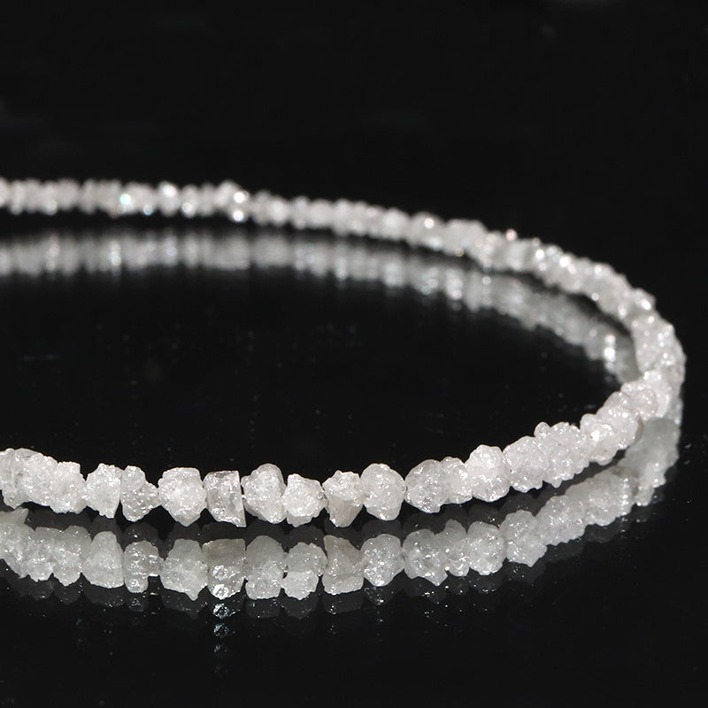 ダイヤモンド＜南アフリカ産＞　ネックレス　原石　約2mm  [co-g2333]