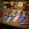 天然石　クリスタルソードワンド　幅約5.6～11.2×長さ約27～28cm　全10種 [co-g2816]