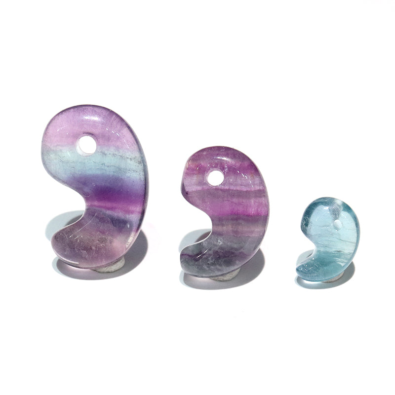 フローライト　古代勾玉　各3サイズ [co-g2345]