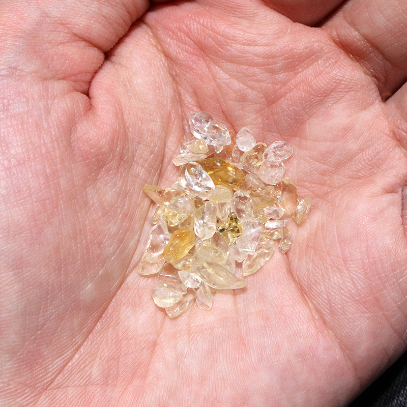 シトリン　さざれ　約3～7mm　約1kg  [co-g2343]