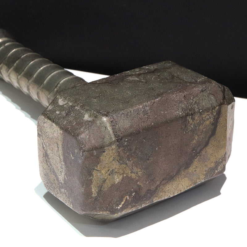 パイライト＜中国産＞　槌　約9.8×19.1×6.2cm  [co-g2338]