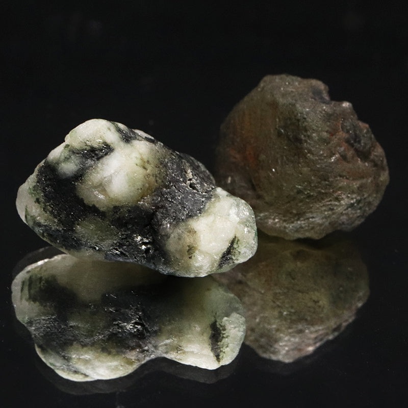 原石　フェナカイト＆エメラルド　共生鉱　ブラジル産　約21～22ct　[co-g1477]