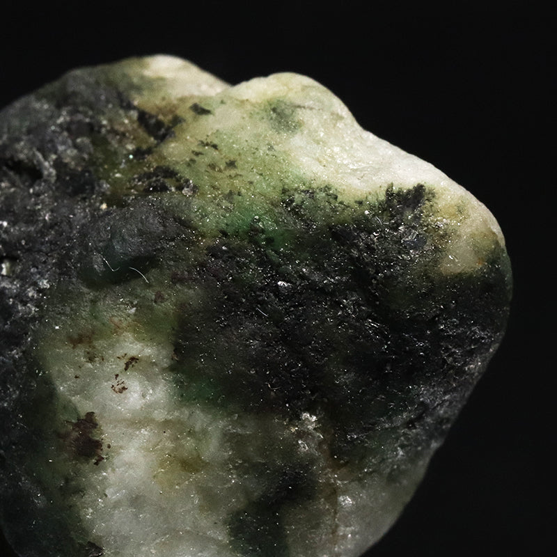 原石　フェナカイト＆エメラルド　共生鉱　ブラジル産　約51.5ct　[co-g1481]