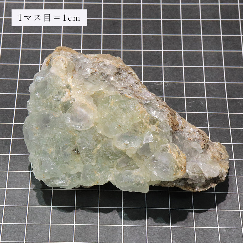グリーンフローライト＜中国産＞　原石　約94.2×75.6×75.1mm [co-g2347]