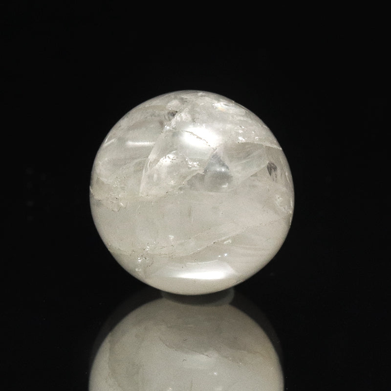 【一点物】丸玉　フェナカイト＜ブラジル産＞　丸約13mm　証明書付き　[co-g1497]