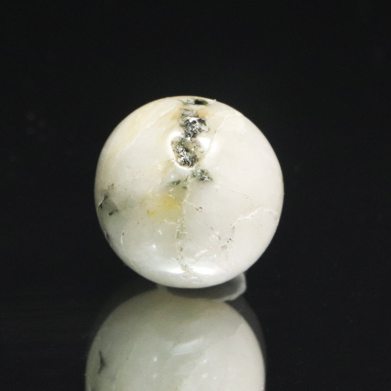 【一点物】丸玉　フェナカイト＜ブラジル産＞　丸約12mm　証明書付き　[co-g1496]