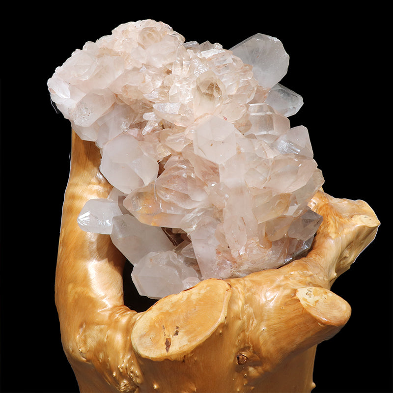 【一点物】【動画】マニカラン水晶＜ヒマラヤ産＞　クラスター  [co-g2354]