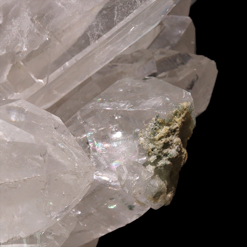 【一点物】【動画】ガネーシュヒマール水晶＜ガネーシュヒマール産＞　ヒマラヤ水晶　クラスター　台座付き  [co-g2359]