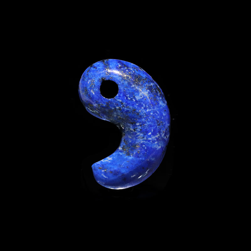 ラピスラズリ＜アフガニスタン産＞　勾玉  [co-g2358]
