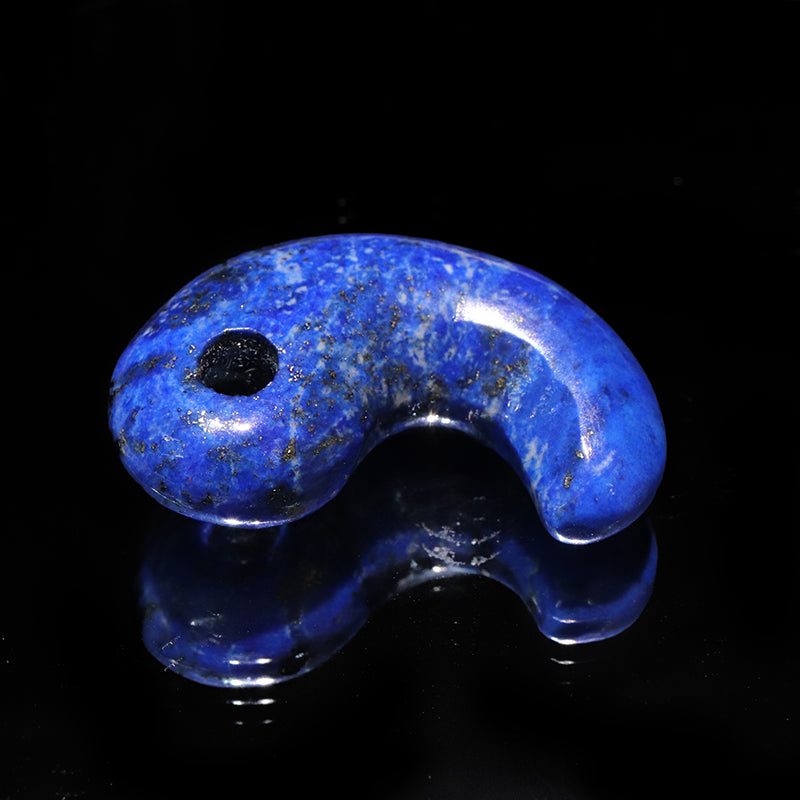ラピスラズリ＜アフガニスタン産＞　勾玉  [co-g2358]